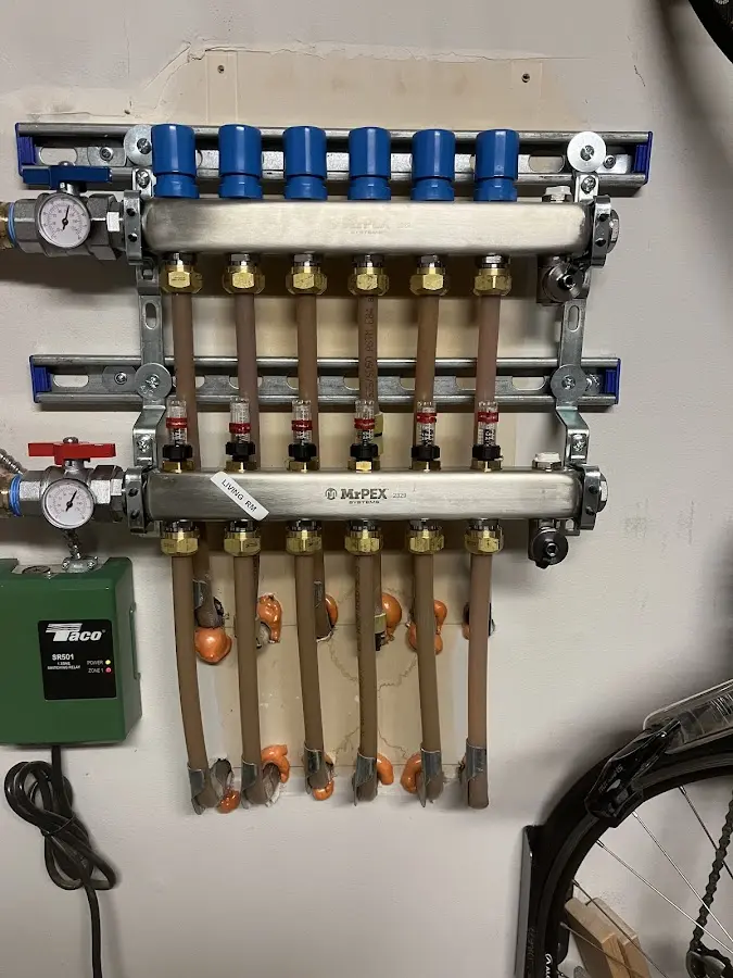 Plumber performing Leak Detection at a residential property in Joppatowne